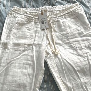 NWT Roxy Linen Pants